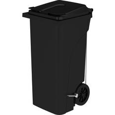 32 gallon trash can SAFCO Plastic Step-On Touchless 32 Gallon Trash Can