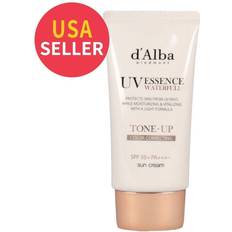 waterfull vegan tone-up sunscreen, natural pink glow tone-up, hydrating essence 50ml