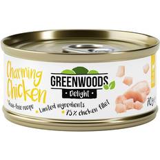 48x70g Greenwoods Delight Kyllingefilet kattemad