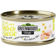 48x70g Greenwoods Delight Kyllingefilet & Ost kattemad