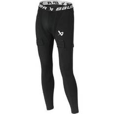 XL Udespillerbeskyttelse Bauer S22 Perf Jock Pant 23/24, aikuisten kompressiohousut alasuojalla