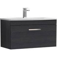 Black Vanity Units for Single Basins Nuie Athena 800
