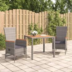 vidaXL 3 Garden Patio Dining Set