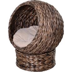 Pawhut Rattan Katzenkorb Katzenhütte Katzenhöhle Katzenbett
