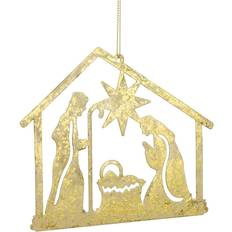 Metal Holy Family Cut Out Set of 12