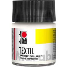 Blanc Peintures Textiles Marabu Textil Fabric Paint 50ml 070 White