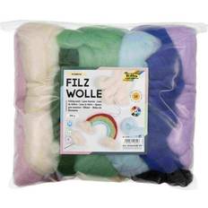 Garne & Handarbeitsbedarf Folia folia Filzwolle RAINBOW, 350 g, farbig sortiert