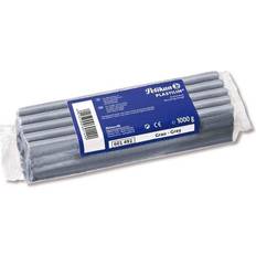 Hobbymaterial Pelikan Qualitäts-Knetmasse Plastilin, grau