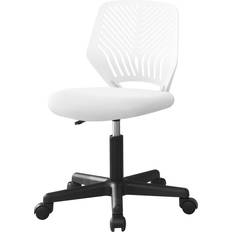 Monarch Specialties Mid-Back Adjustable Armless Office Chair