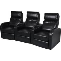 VidaXL Furniture vidaXL 3-Seater Home Theater Recliner Sofa