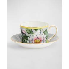 Porcelain Cups Wedgwood Waterlily Fine Bone China Saucer Cup