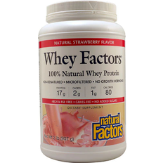 Vitamins & Supplements Natural Factors Whey Strawberry 2