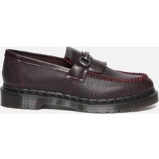 Men - Red Loafers Dr. Martens Men's Adrian Pebbled Leather Loafers