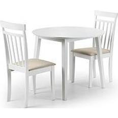 Julian Bowen Dining Sets Julian Bowen Coast Round Drop Leaf Dining Set