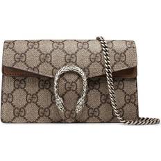 Silber Taschen Gucci Dionysus GG Supreme Super Mini Bag - Beige