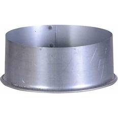 Bottoni per chitarra Firefix A130/K fal Coperchio per Tubo da Forno, ø 130 mm, per Tubi da 0,6 mm di Spessore, Colore: Argento Firefix