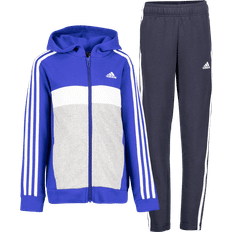 Tute Adidas 3 Stripes TIB Tuta Da Allenamento Ragazzi Blu_scuro