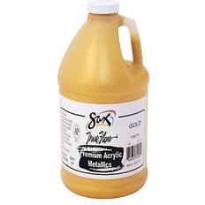 Tempera Paints Premium Heavy-Bodied Acrylic Half Gallon Metallic Gold