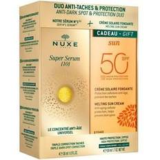 Protezioni Solari e Autoabbronzanti Nuxe Super Serum 30 ml + Sun Crema Solare Viso SPF50 Confezione 2 pz 30ml