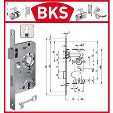 Lock Cylinders Bks ZT-Einsteckschl 0215 BB 20 55/72/8mm DIN L