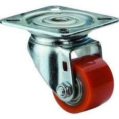 Casters BS Rollen Lenkrolle D.35mm Trgf.100kg, m.Platte PU