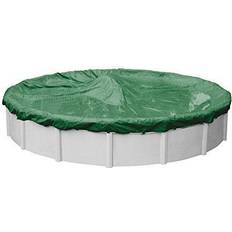 24 ft round pool cover Robelle Titan 24 ft. Round Green Solid Above Ground Winter Pool Cover