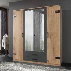 Armoires WIMEX De Chambre L180 x P58 x H199 cm 4 Portes L180 x P58 x H199 cm Armoire