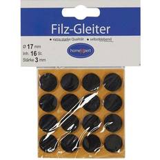 Coat Hooks Nordwest Filzgleiter Braun 3mm x Ø17mm Coat Hook