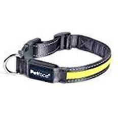 Petface Reflective Flashing Yellow Dog Collar