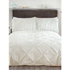 Textiles Furnishings Super King Balmoral Set Cream Duvet Cover White