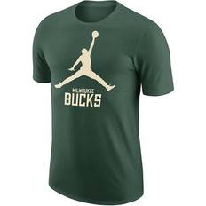 Jordan T-shirts Jordan Milwaukee Bucks Basketball Team Tee - Grøn