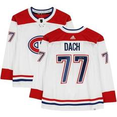 Adidas montreal Kirby Dach Montreal Canadiens Autographed White Adidas Authentic Jersey