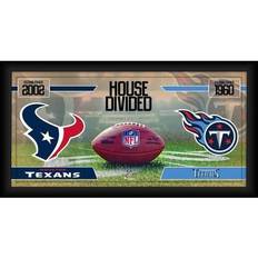 Fanatics Authentic Houston Texans Vs Tennessee Titans Football Collage 10 x 20