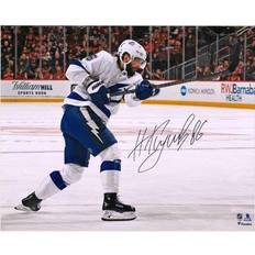 Nikita Kucherov Tampa Bay Lightning Fanatics Authentic Autographed x White Jersey Shooting Photograph