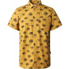 The North Face Gelb Oberteile The North Face Herren Shirt S/S BAYTRAIL PATTERN SHIRT