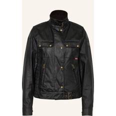 Belstaff Giubbotti Belstaff Gangster Jacket Women's Waxed Cotton Black