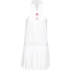 Sì Vestiti Adidas Women's All-In-One Tennis Dress - White/Scarlet