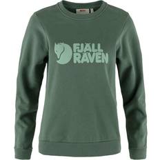 Fjällräven Femme Pulls Fjällräven Logo Sweater W Deep Patina - Misty Green