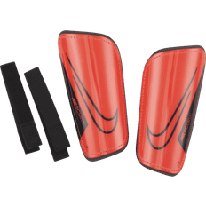 Red Shin Guards Nike Mercurial Hardshell - Bright Crimson/Black/Black