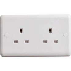 Deta Vimark DETVC1208 Unswitched Socket 2-Gang 13A