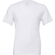 Bella+Canvas Unisex Jersey Short-Sleeve V-Neck T-Shirt WHITE
