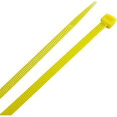 Yellow Cable Management Home Plus 8 in. L Yellow Cable Tie 100 pk