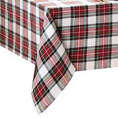 Rosso Tovaglie Elrene Home Fashions Christmas Classic Holiday Plaid Cotton Tablecloth 70 Round Tovaglia Rosso