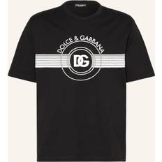 Dolce & Gabbana Cotton Interlock T-Shirt with Logo Print