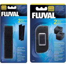 Fluval kulfilter nano, to filterpatroner.