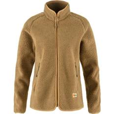 Brun - Dame Sweatere Fjällräven Women's Vardag Pile Fleece Jacket - Buckwheat Brown