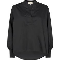 Levete Room Bluser Levete Room Lrisla Elegant Blouse - Black