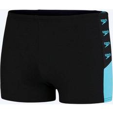Speedo Badbyxor Speedo Boom Logo Splice Aquashort Blue/Black
