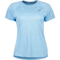 New Balance Impact Run Short Sleeve T-Shirt - Blau