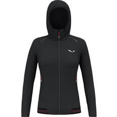 Sort - Yoga Overtøj Salewa Women's Pedroc PolarLite Hooded Jacket Fleecejakke - Sort